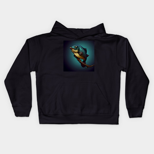 Perch Kids Hoodie by rgrayling